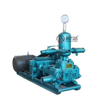 BW200 Horizontal double cylinder reciprocating double acting pision pump grouting pump